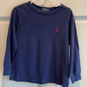 Polo Ralph Lauren navy long sleeve tee size 4